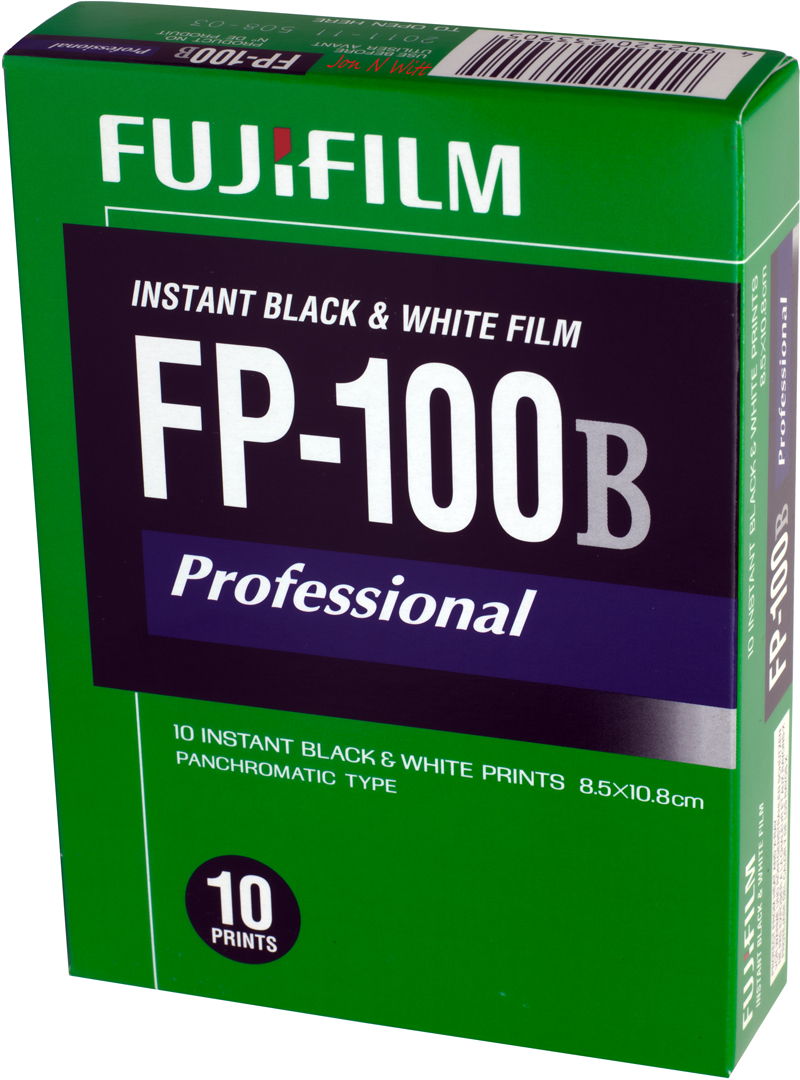Fuji FP-100B Black and White Instant Film