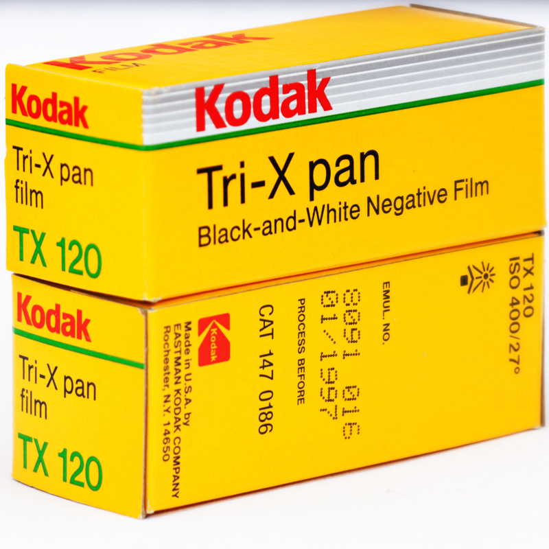 Kodak Tri-X pan 120 Black-and-White 400 ISO Film