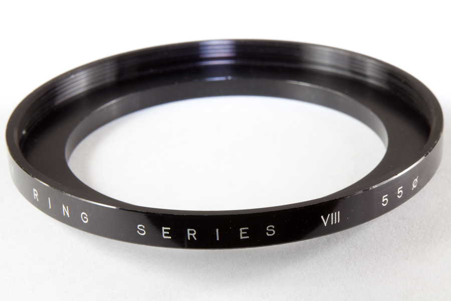 Series VIII 55mm Step-Up Adapter Ring 